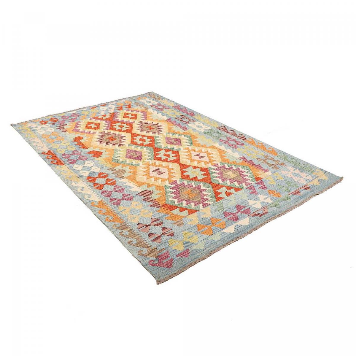Tapis kilim ethnique, tissé plat en laine naturelle, KILIM 25 — vue 4