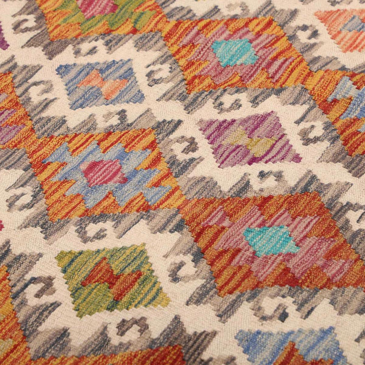 Tapis kilim, motif ethnique authentique, tissé en laine, KILIM 30 — vue 5