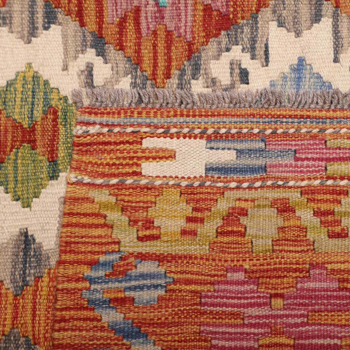Tapis kilim, motif ethnique authentique, tissé en laine, KILIM 30 — vue 6