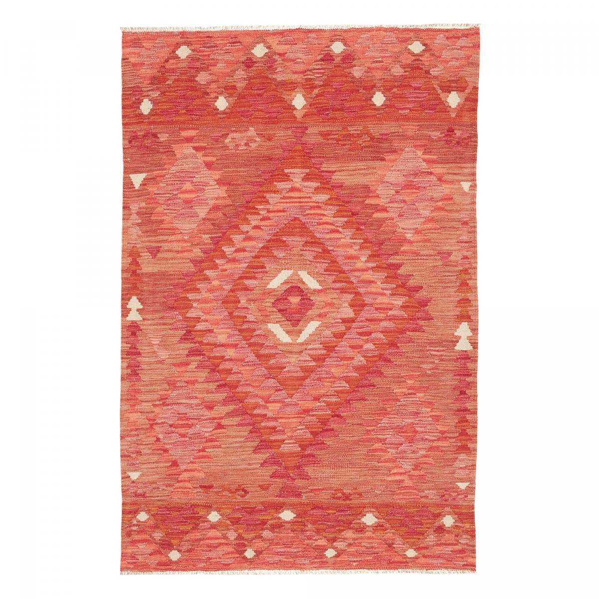 Tapis kilim géométrique, tissé plat en laine, KILIM 33