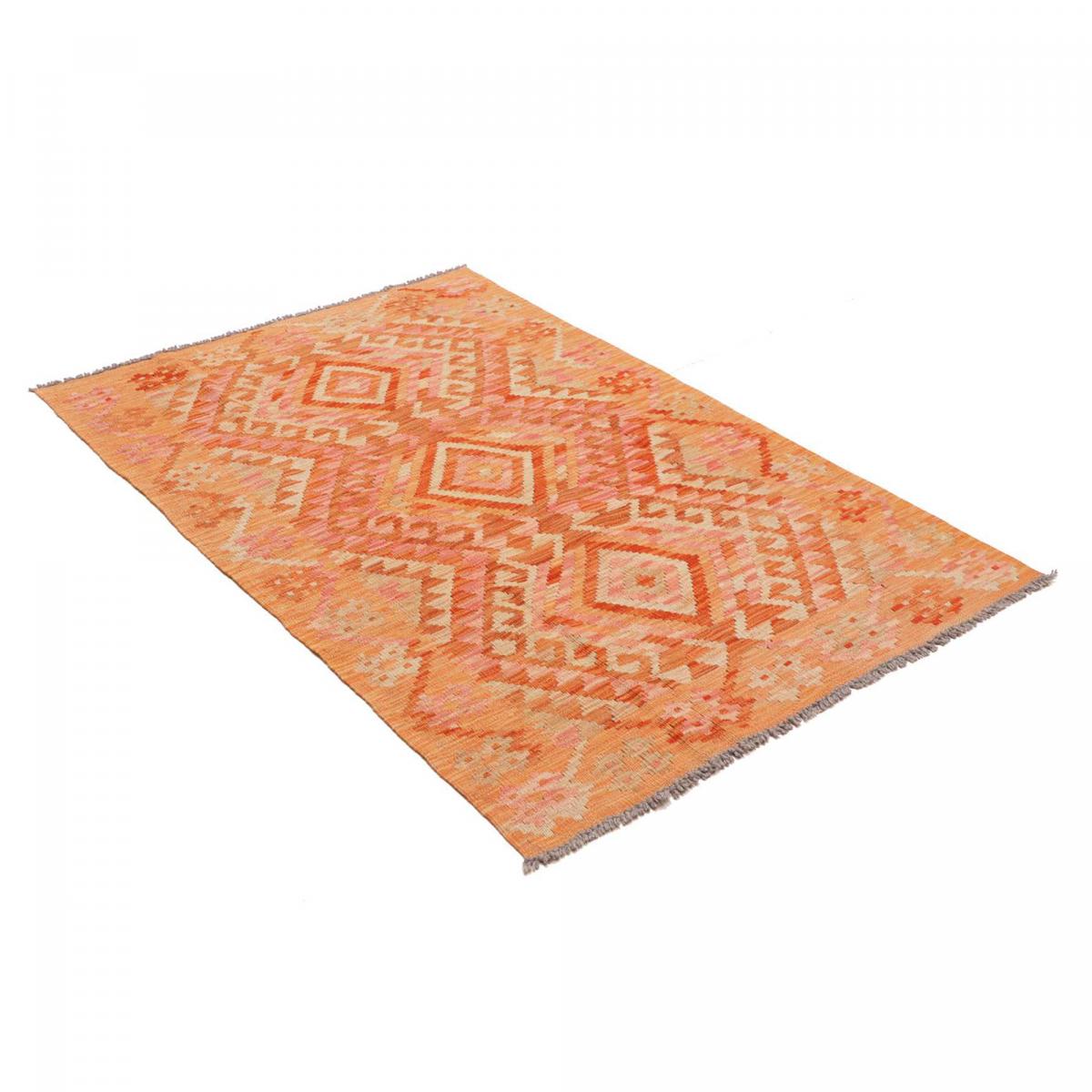 Tapis kilim, motif géométrique, tissé plat en laine, KILIM 37 — vue 4