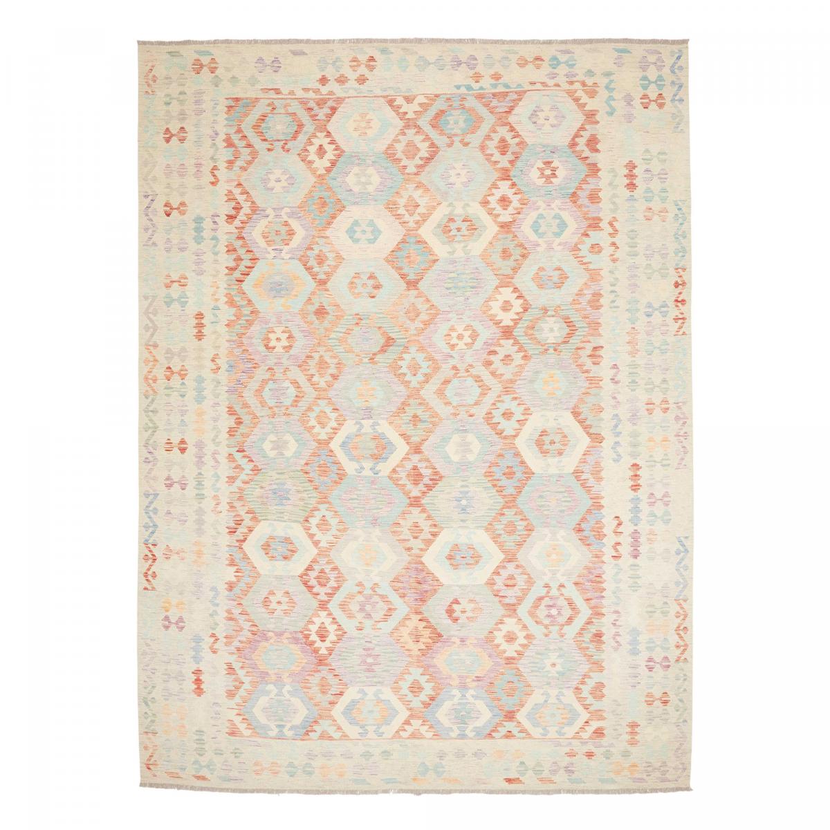 Tapis kilim géométrique, tissé plat en laine, KILIM 40