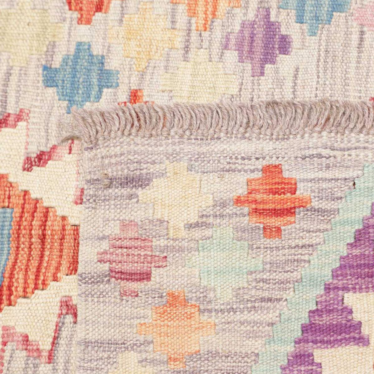 Tapis kilim au motif ethnique, tissé plat en laine, KILIM 42 — vue 6