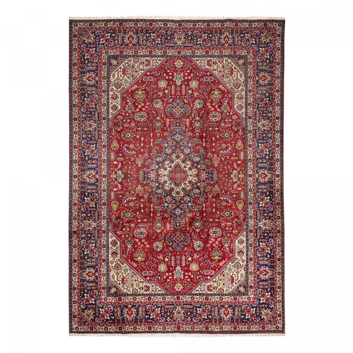 Tapis d'orient oriental, noué main, laine et soie, TABRIZ A