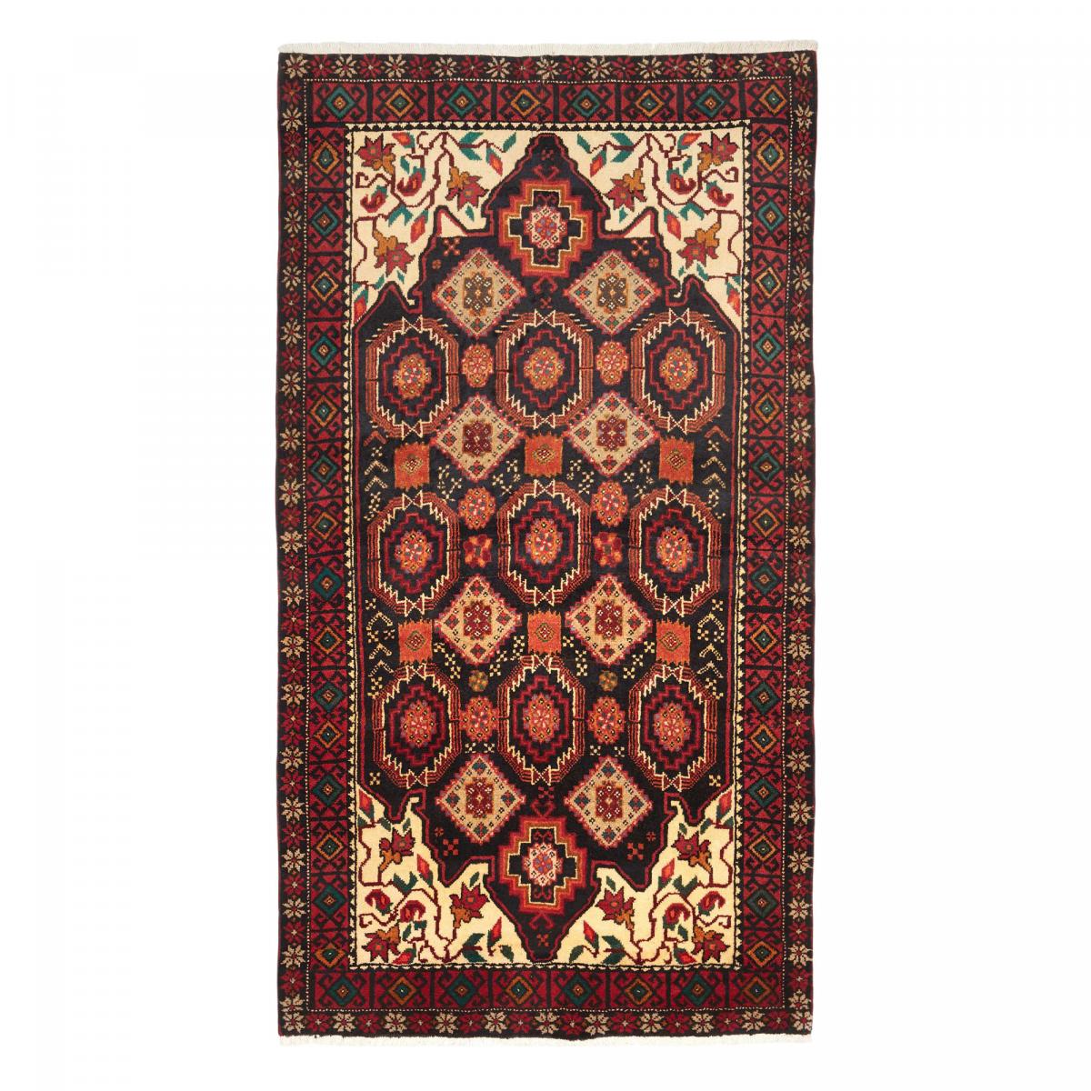 Tapis d'orient, motif oriental artisanal, noué main, BALUTSCH 4