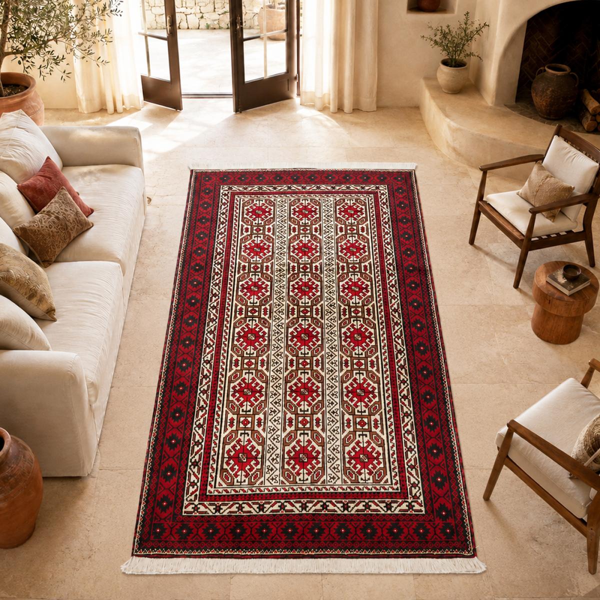Tapis d'orient, motif oriental authentique, noué à la main, BALUTSCH 5 — vue 3