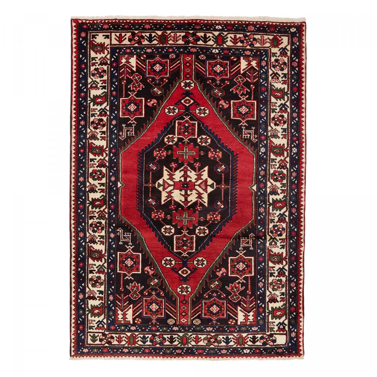 Tapis d'orient oriental, noué main en laine, HAMADAN 27