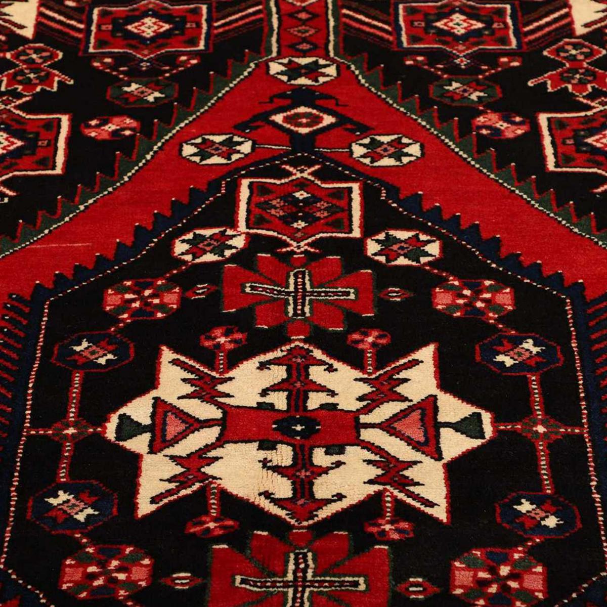 Tapis d'orient oriental, noué main en laine, HAMADAN 27 — vue 6
