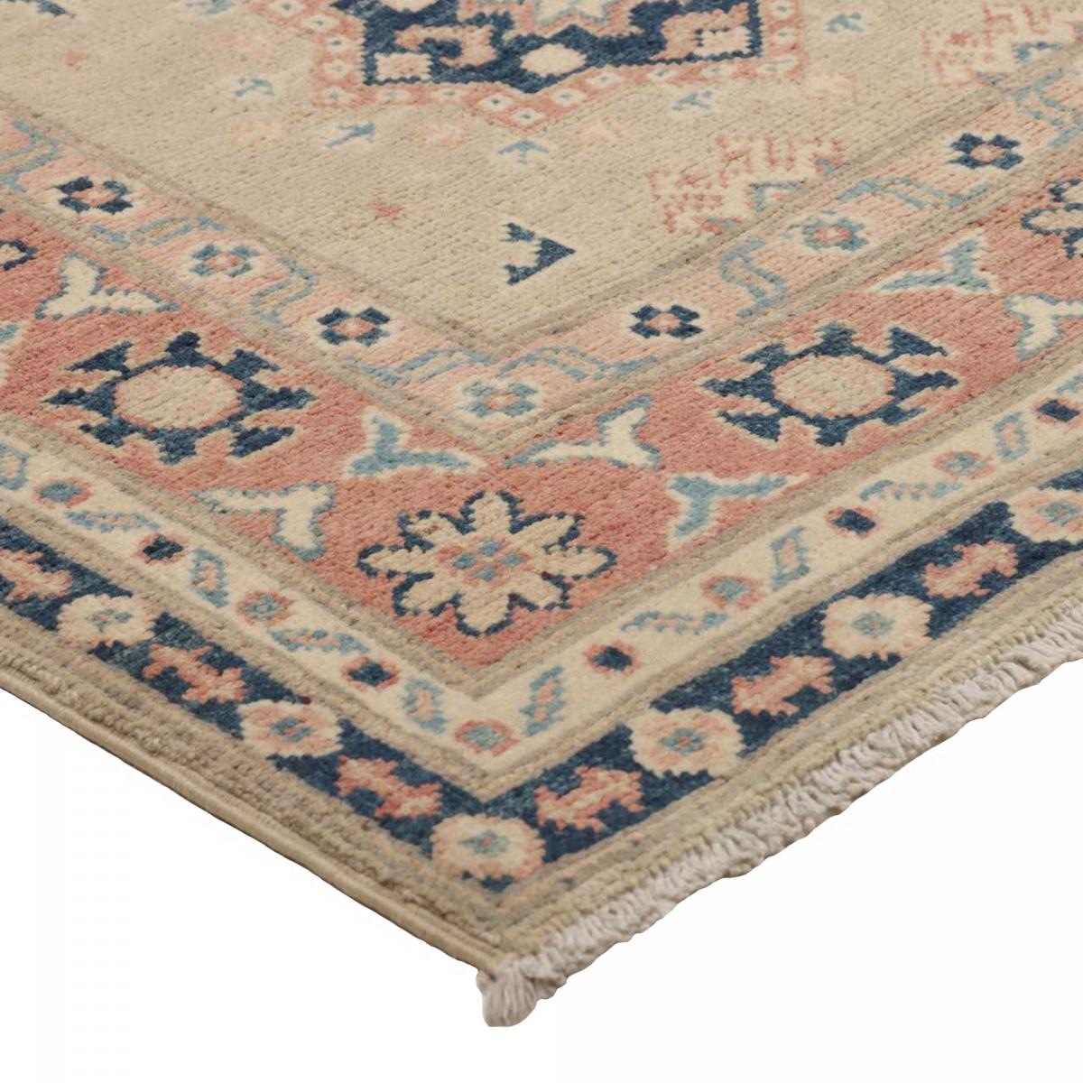 Tapis salon géométrique, noué main en laine, KAZAK CO 58 — vue 5