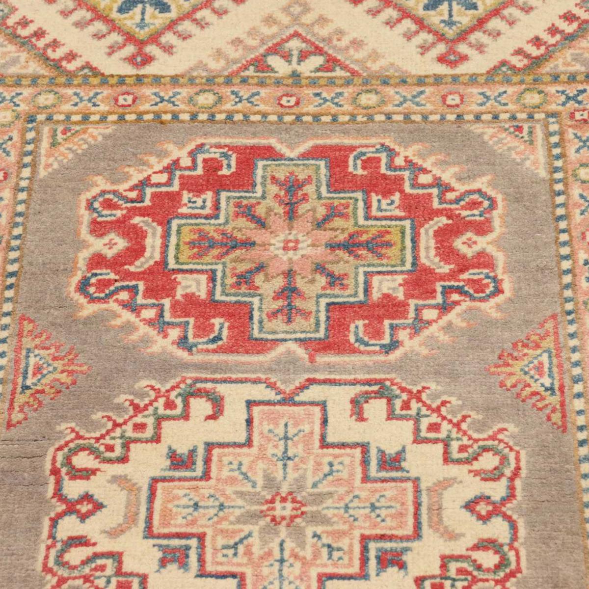 Tapis salon géométrique, noué main en laine, KAZAK CO 59 — vue 6
