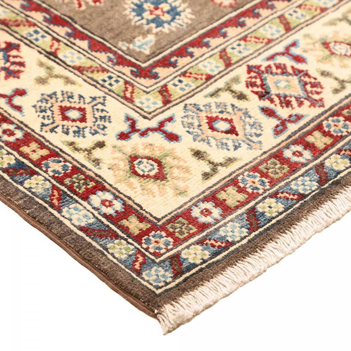 Tapis salon géométrique, noué main en laine, KAZAK CO 61 — vue 5