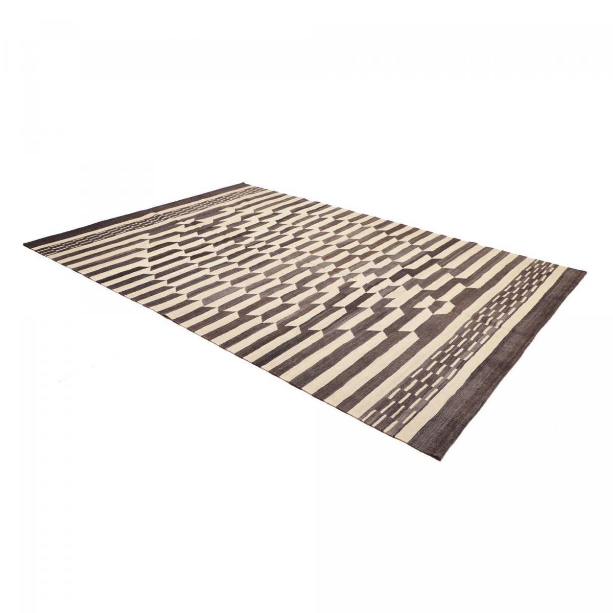 Tapis kilim géométrique, tissé plat en laine, KELIM KU 2 — vue 4