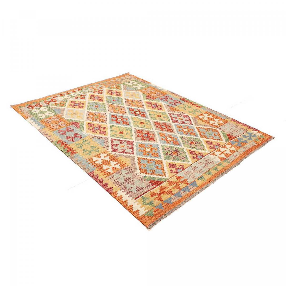 Tapis kilim géométrique, tissé plat en laine, KILIM 46 — vue 4