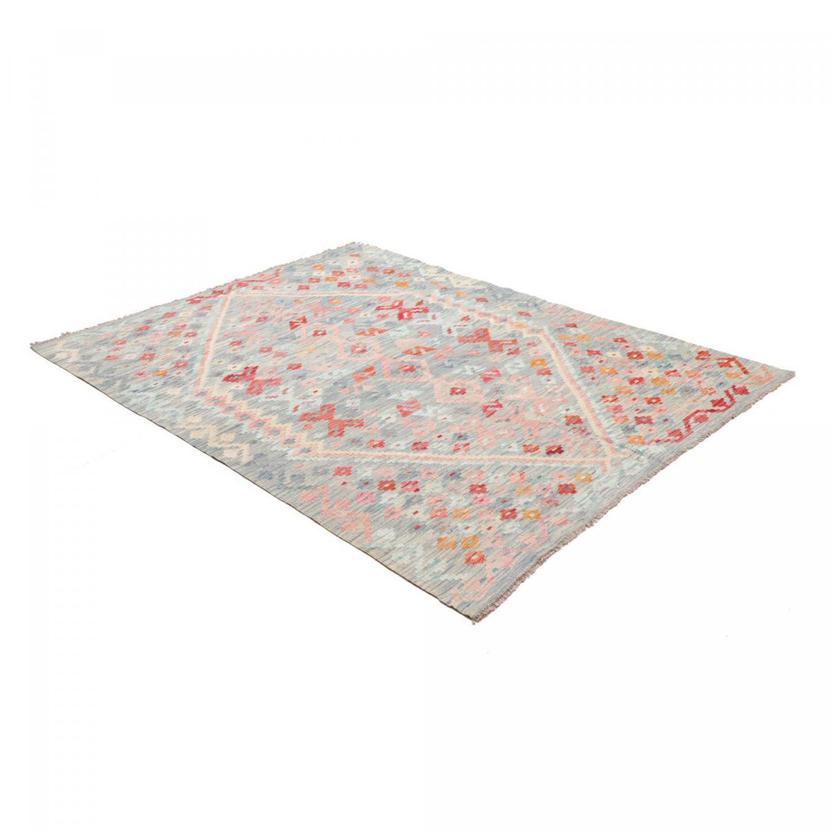 Tapis kilim, motif ethnique authentique, tissé plat KILIM 59 — vue 4