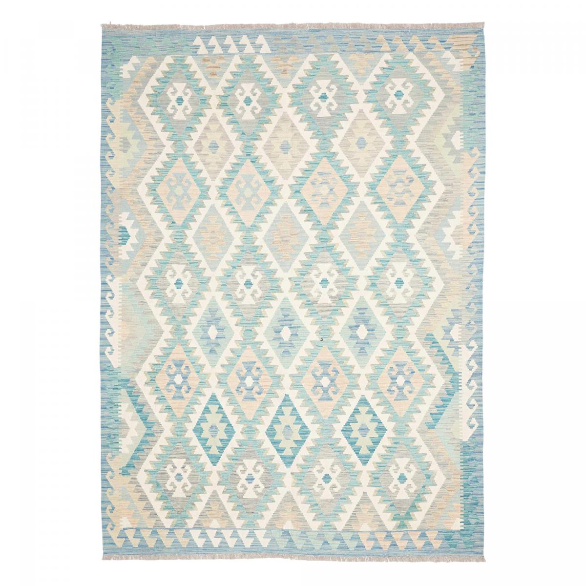 Tapis kilim, motif géométrique authentique, tissé à plat, KILIM 62