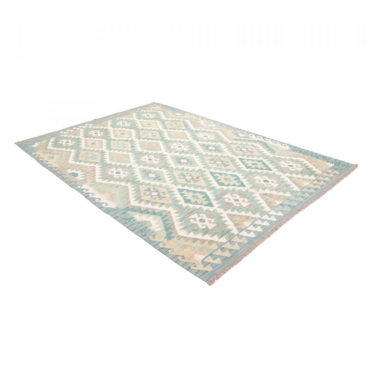 Tapis kilim, motif géométrique authentique, tissé à plat, KILIM 62 — vue 4