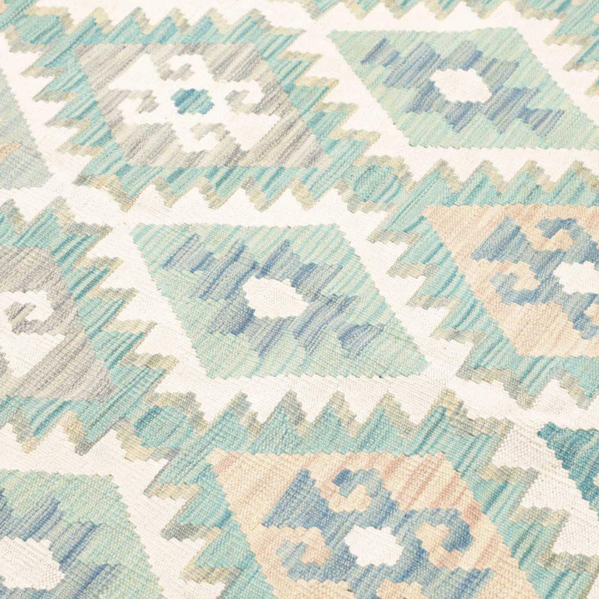 Tapis kilim, motif géométrique authentique, tissé à plat, KILIM 62 — vue 5