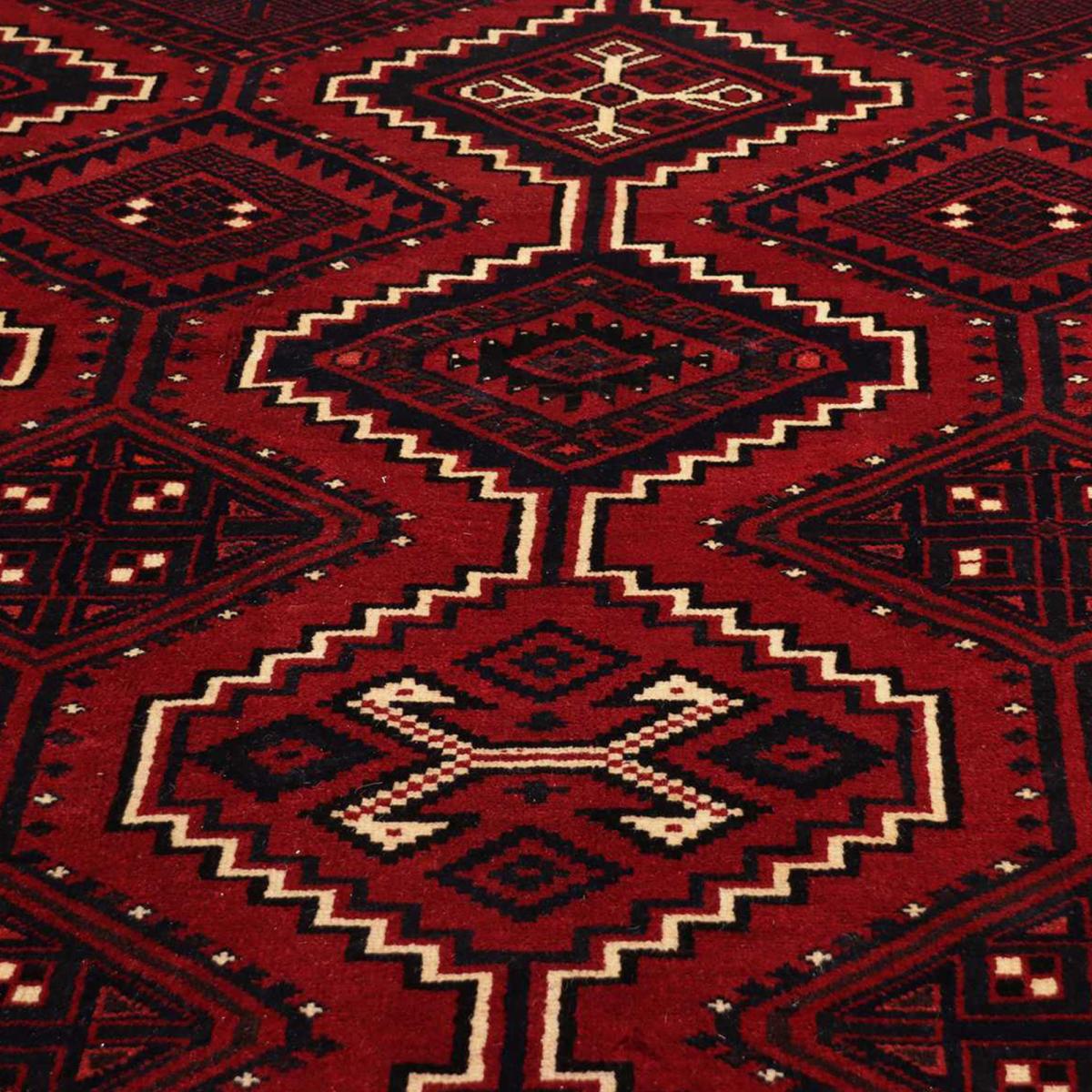 Tapis d'orient, motif oriental, noué main en laine, LORI 4 — vue 6