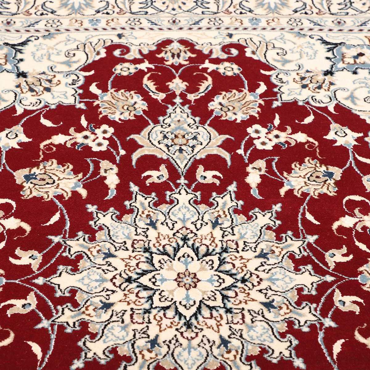 Tapis d'orient, motif oriental, noué main, NAIN 8 — vue 6