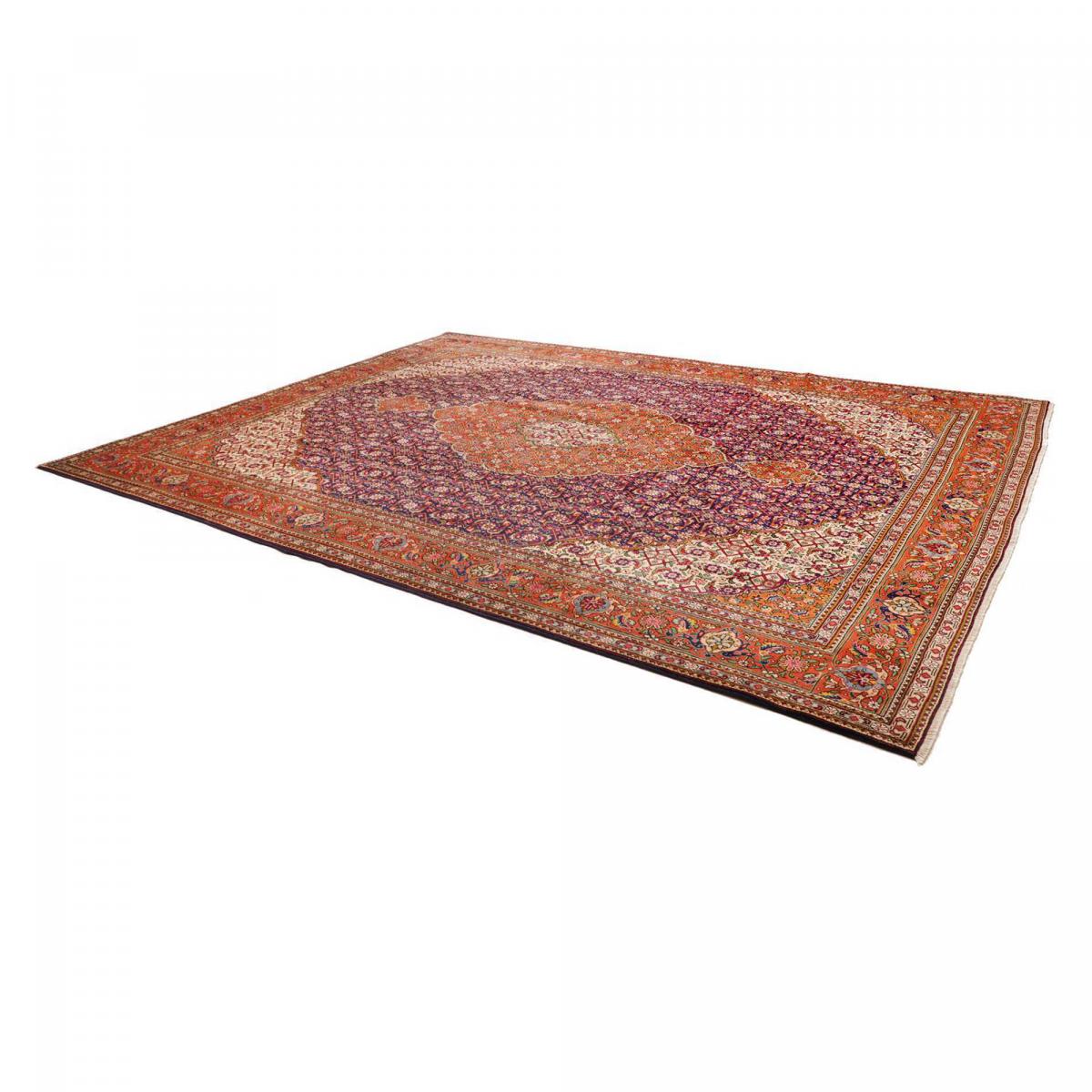 Tapis d'orient au motif oriental, noué à la main, TABRIZ B — vue 4