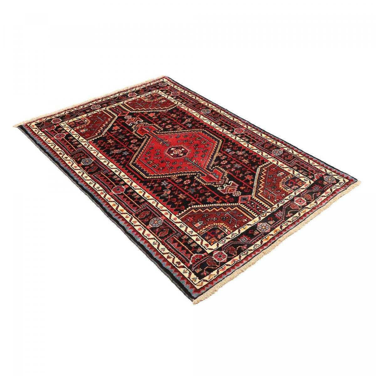 Tapis d'orient au motif oriental, noué main, HAMADAN 35 — vue 4