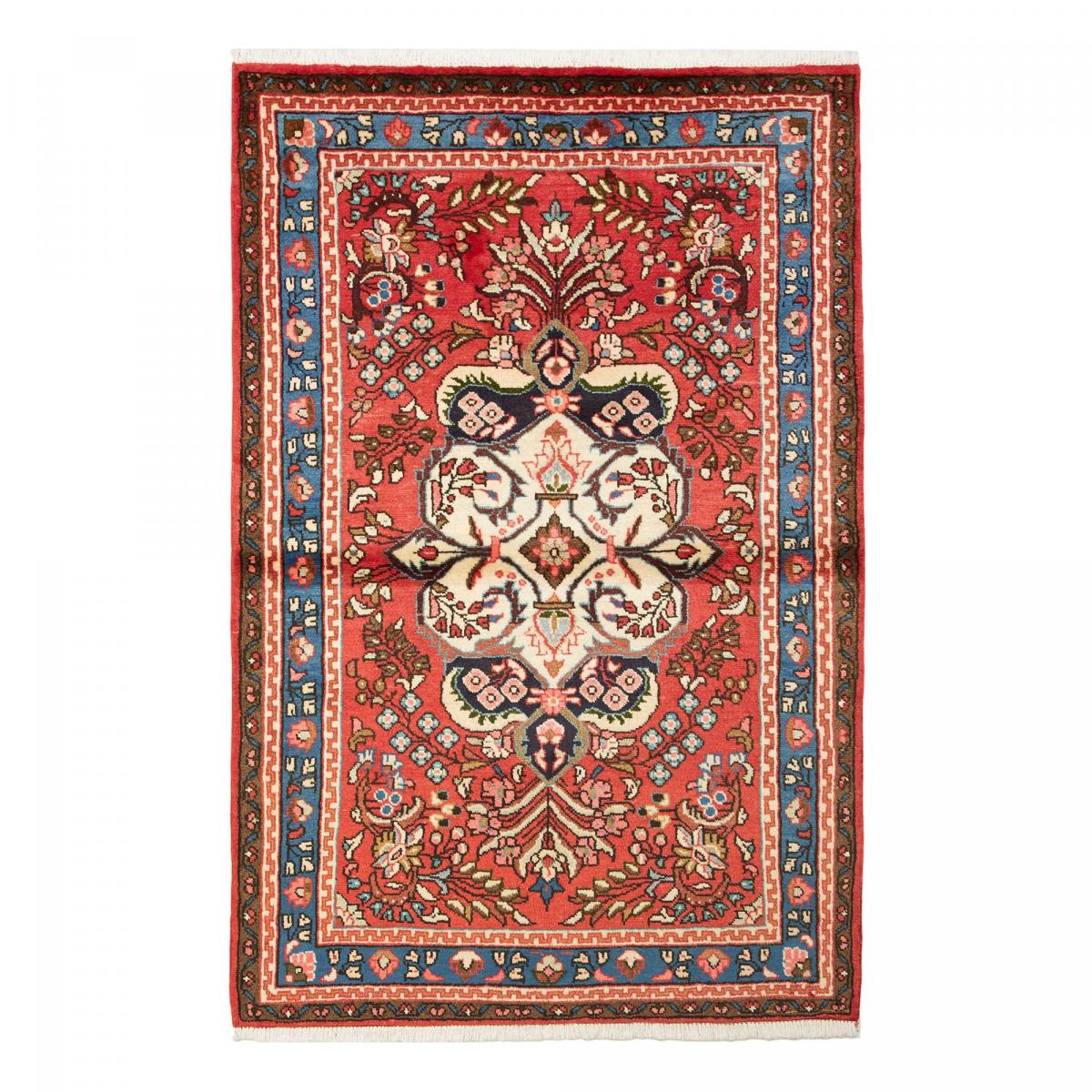 Tapis d'orient au motif oriental, noué main en laine, HAMADAN 36