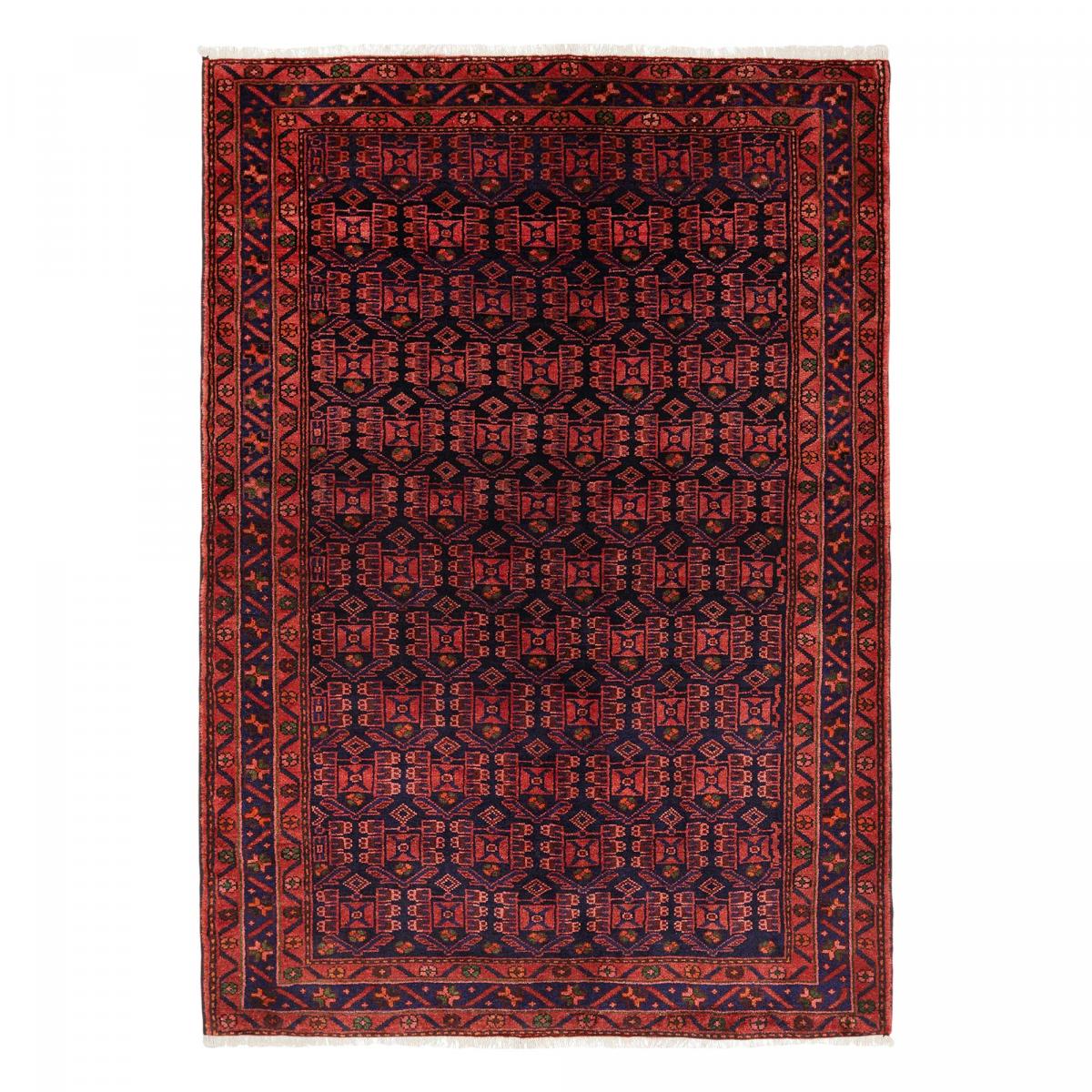 Tapis d'orient au motif oriental, noué main en laine, HAMADAN 37