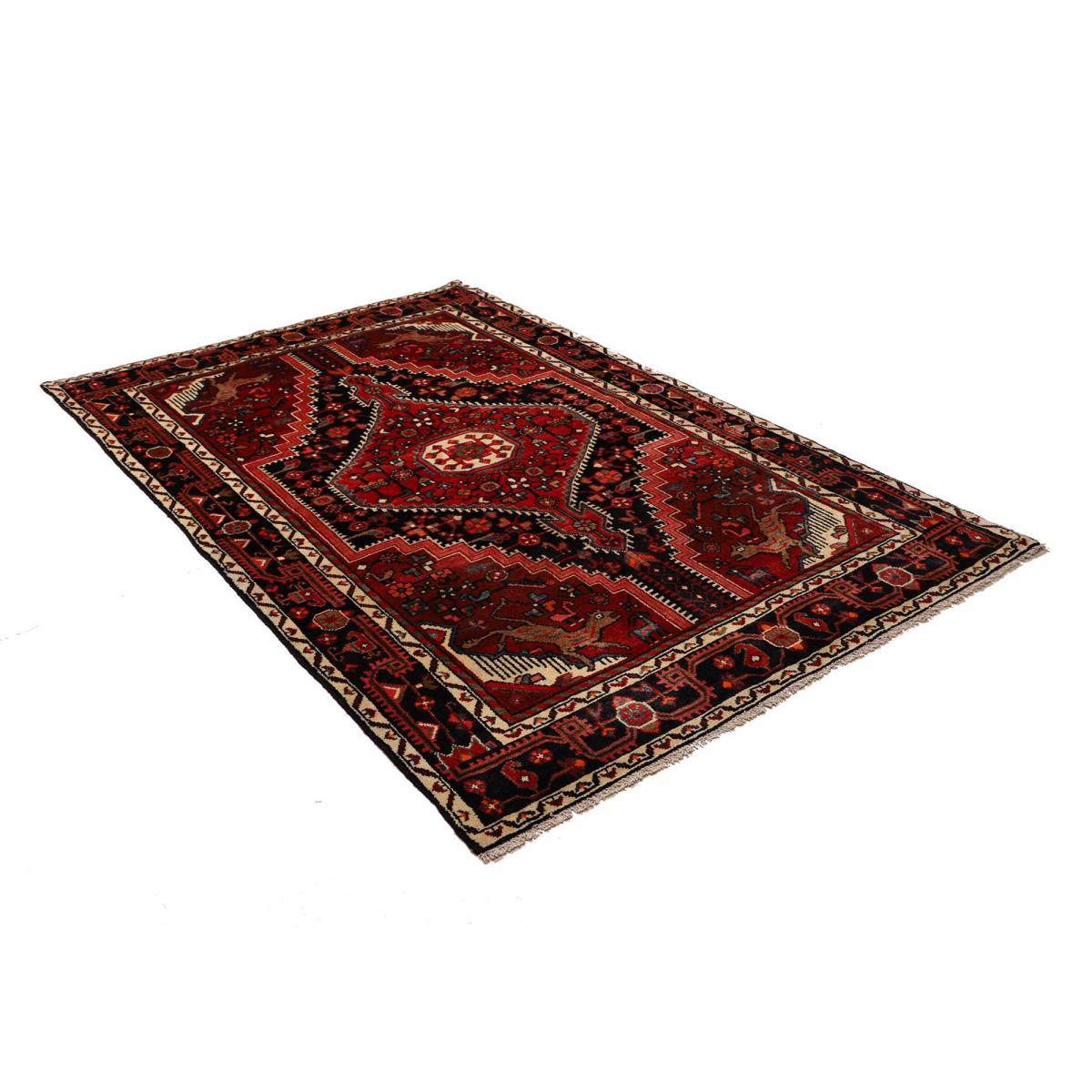 Tapis d'orient au motif oriental, noué main, HAMADAN 38 — vue 4
