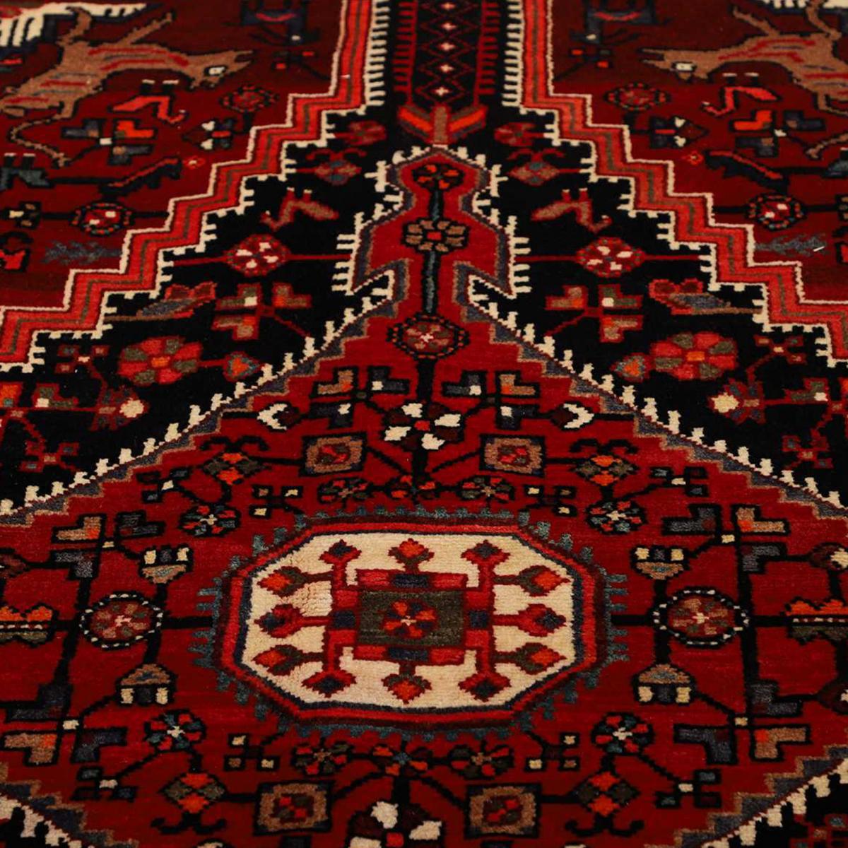 Tapis d'orient au motif oriental, noué main, HAMADAN 38 — vue 6