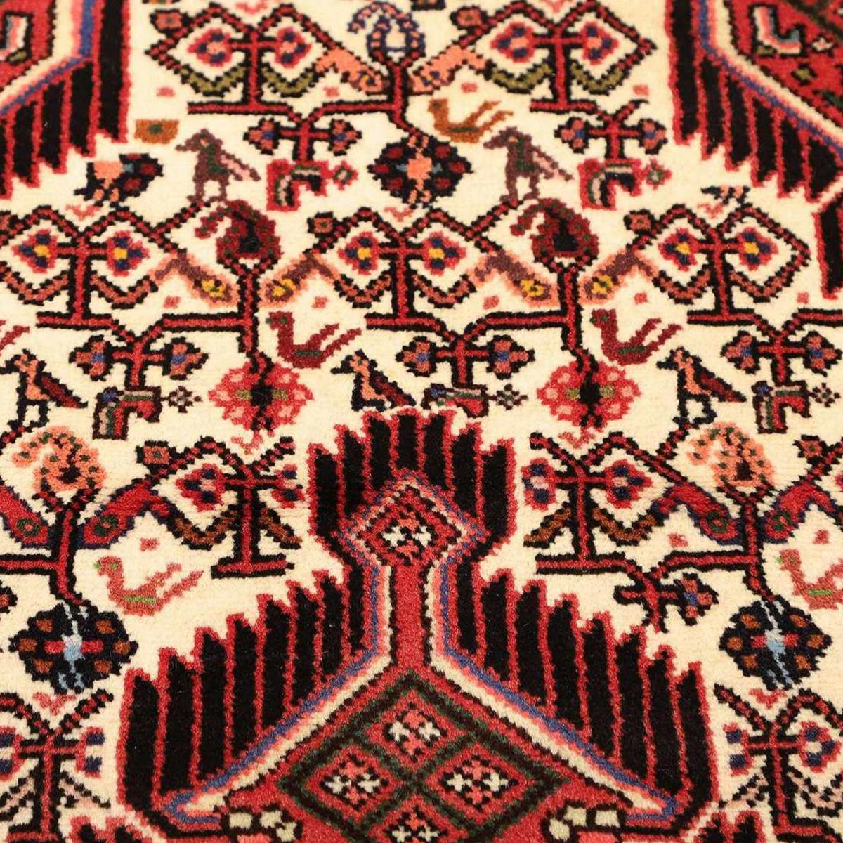 Tapis d'orient oriental, noué main, artisanal HAMADAN 40 — vue 6