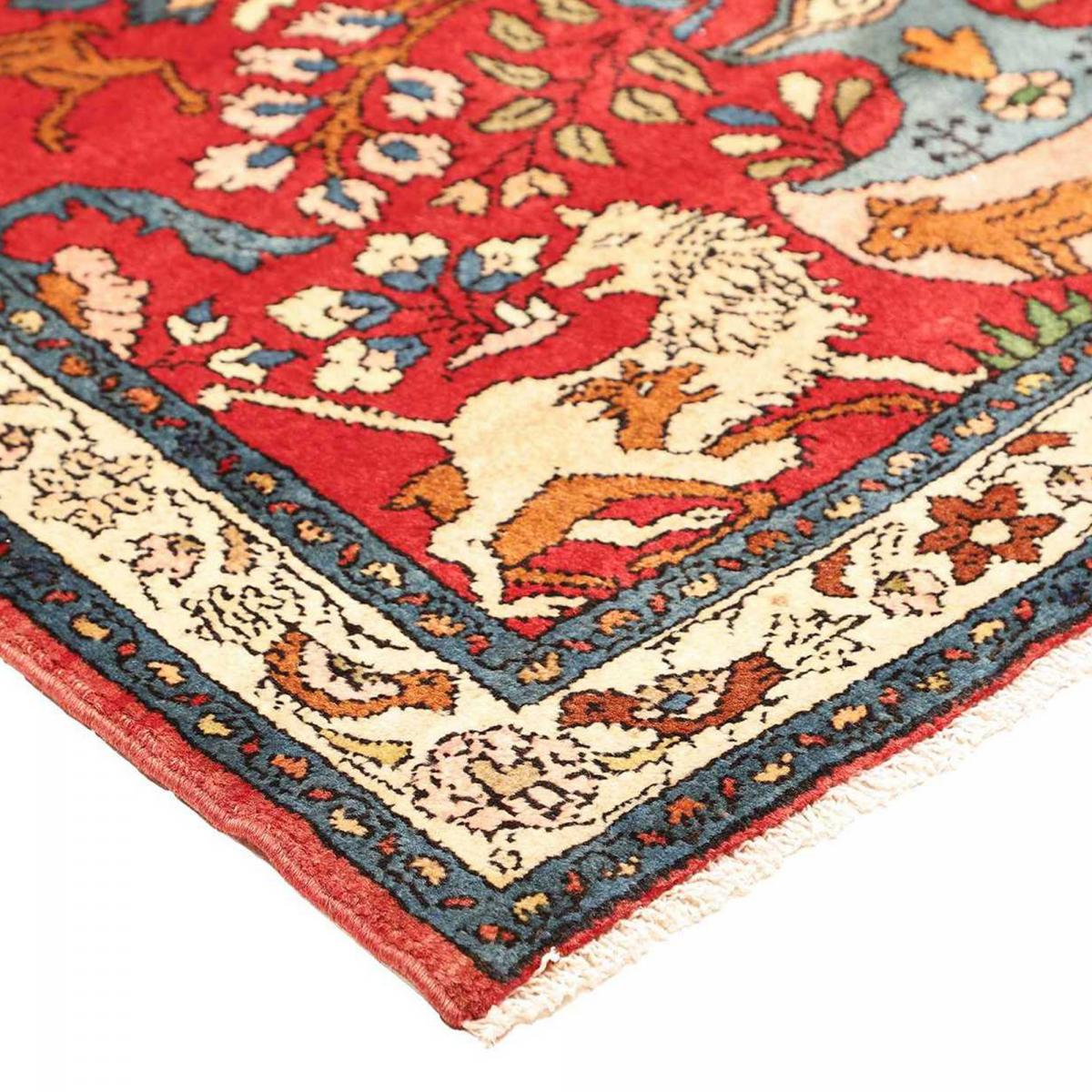 Tapis d'orient aux motifs orientaux, noué main, artisanal HAMADAN 41 — vue 5