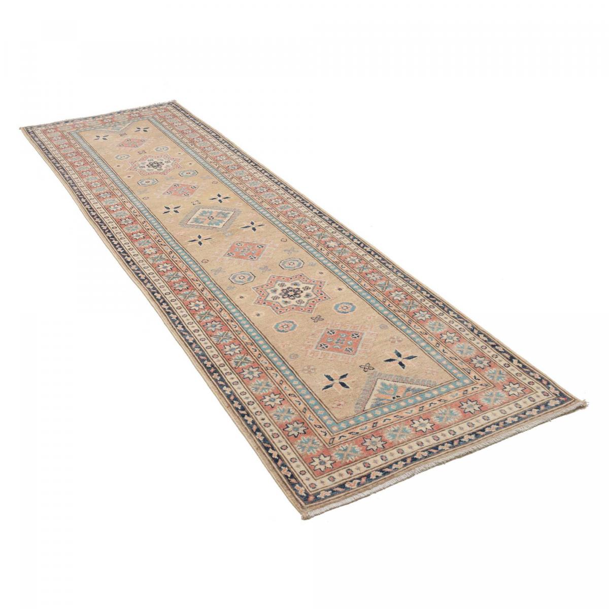 Tapis salon géométrique, noué main en laine, KAZAK CO 62 — vue 4