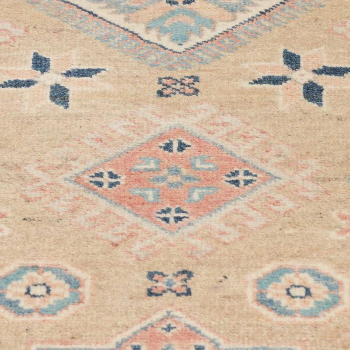 Tapis salon géométrique, noué main en laine, KAZAK CO 62 — vue 6
