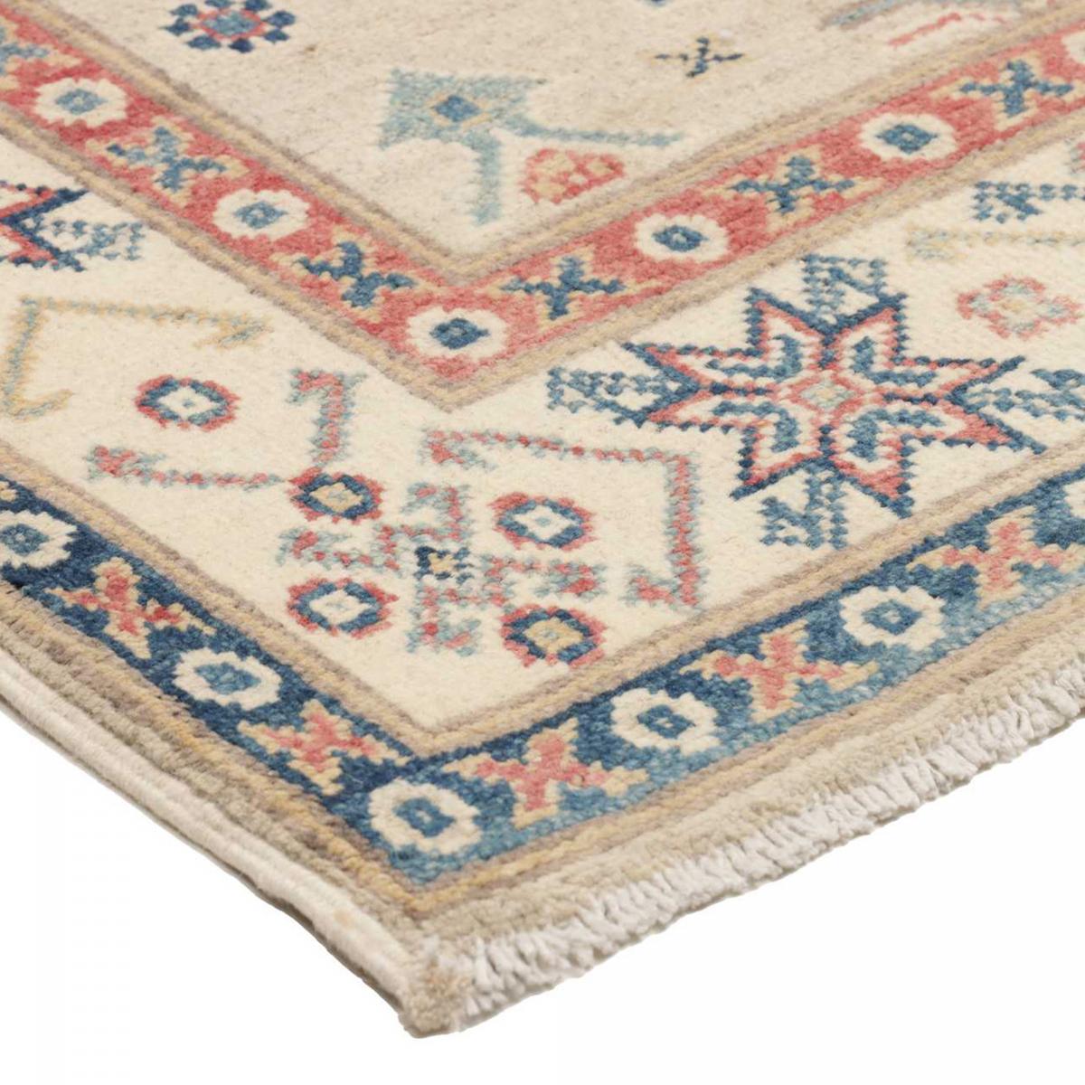 Tapis salon géométrique artisanal, noué main, KAZAK CO 63 — vue 5