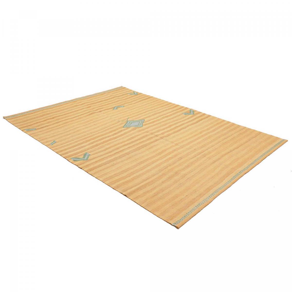 Tapis kilim géométrique, tissé plat en laine, KELIM KU 3 — vue 4
