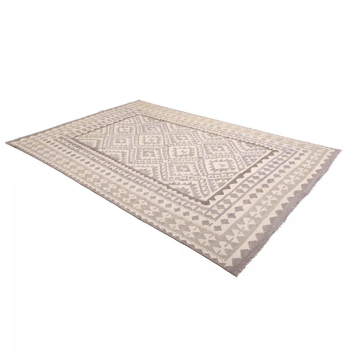 Tapis kilim géométrique, tissé plat en laine, KILIM 67 — vue 4