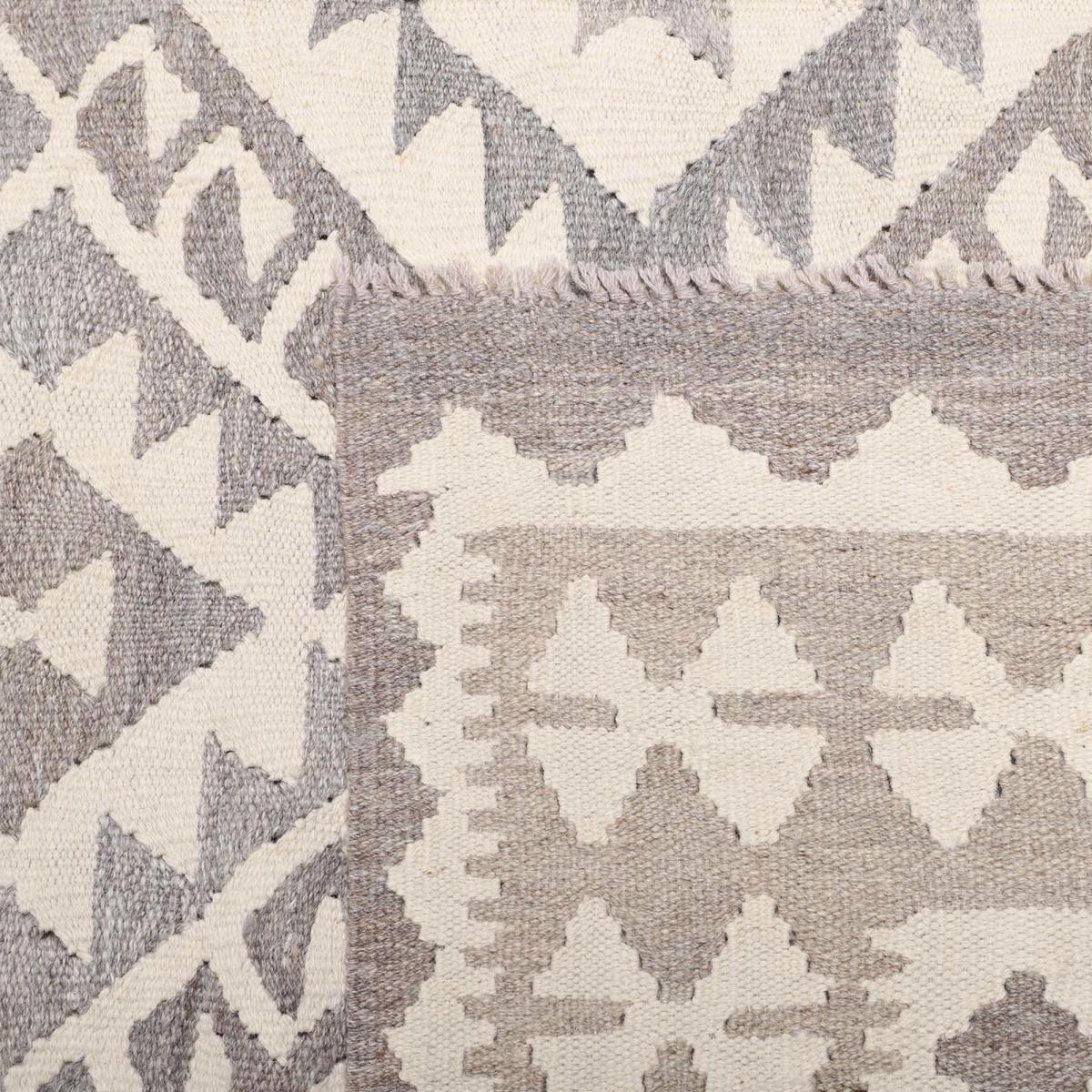 Tapis kilim géométrique, tissé plat en laine, KILIM 67 — vue 6