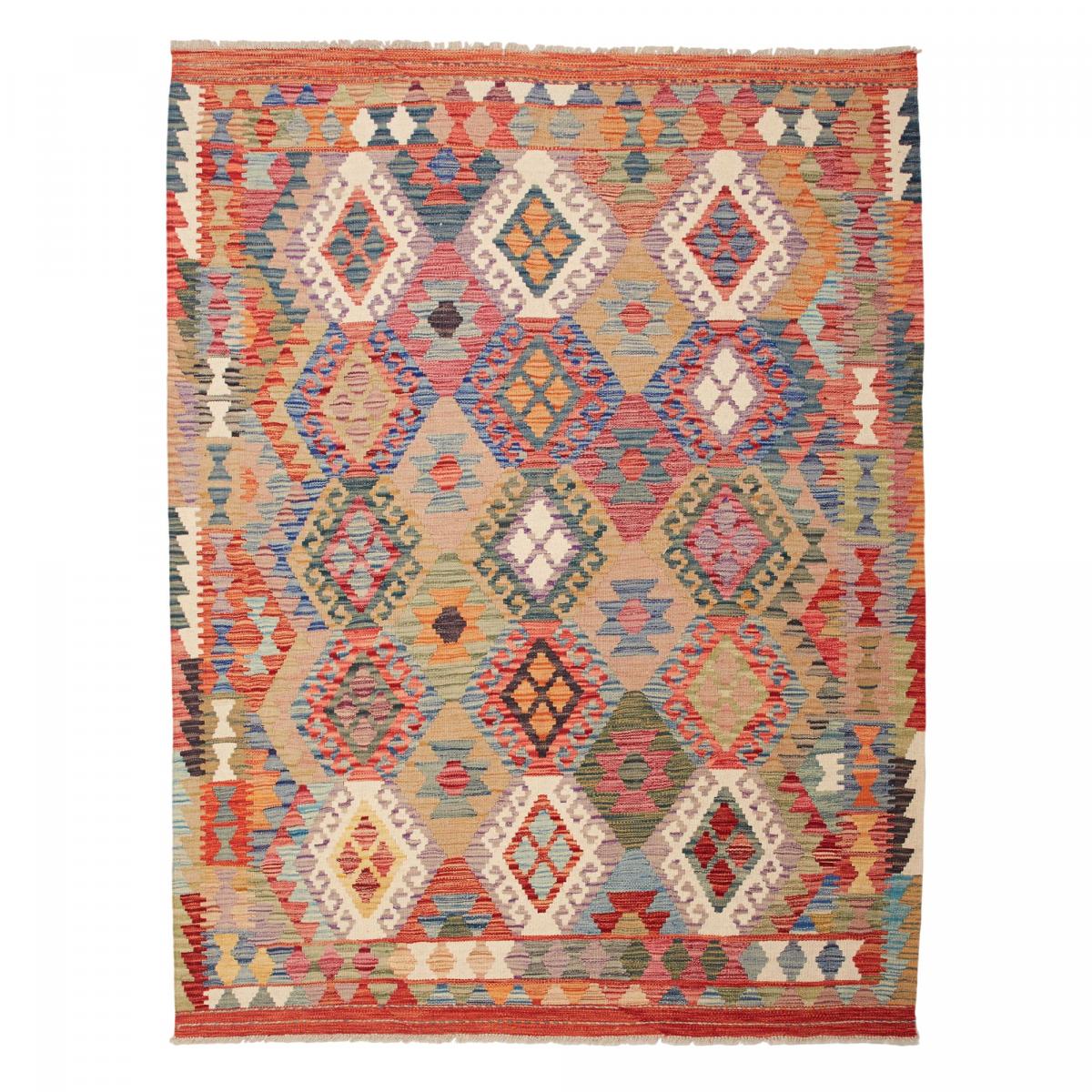 Tapis kilim, motif ethnique, tissé plat en laine, KILIM 70