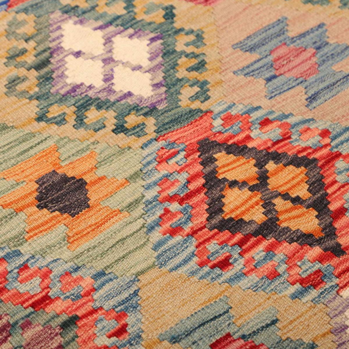 Tapis kilim, motif ethnique, tissé plat en laine, KILIM 70 — vue 5