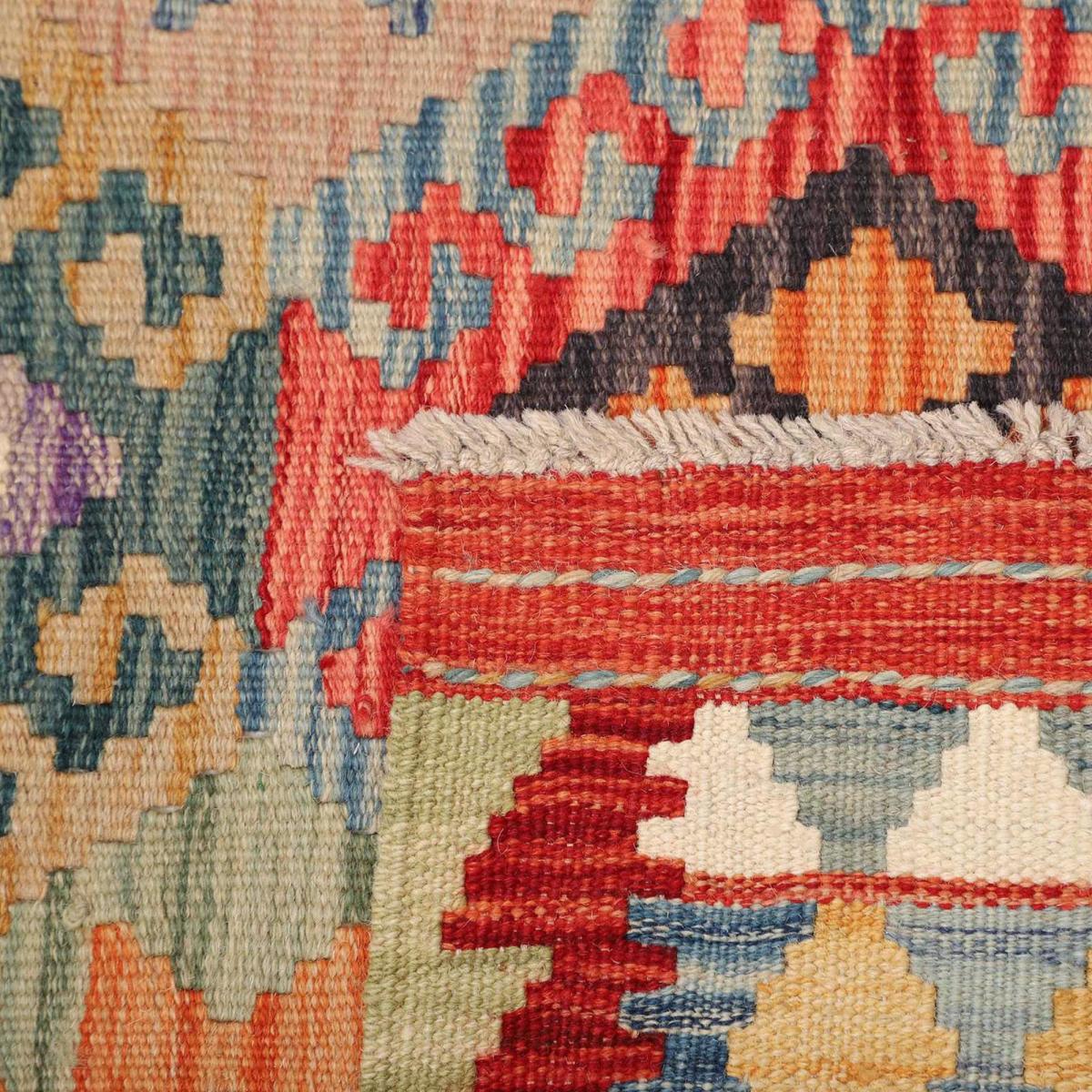 Tapis kilim, motif ethnique, tissé plat en laine, KILIM 70 — vue 6