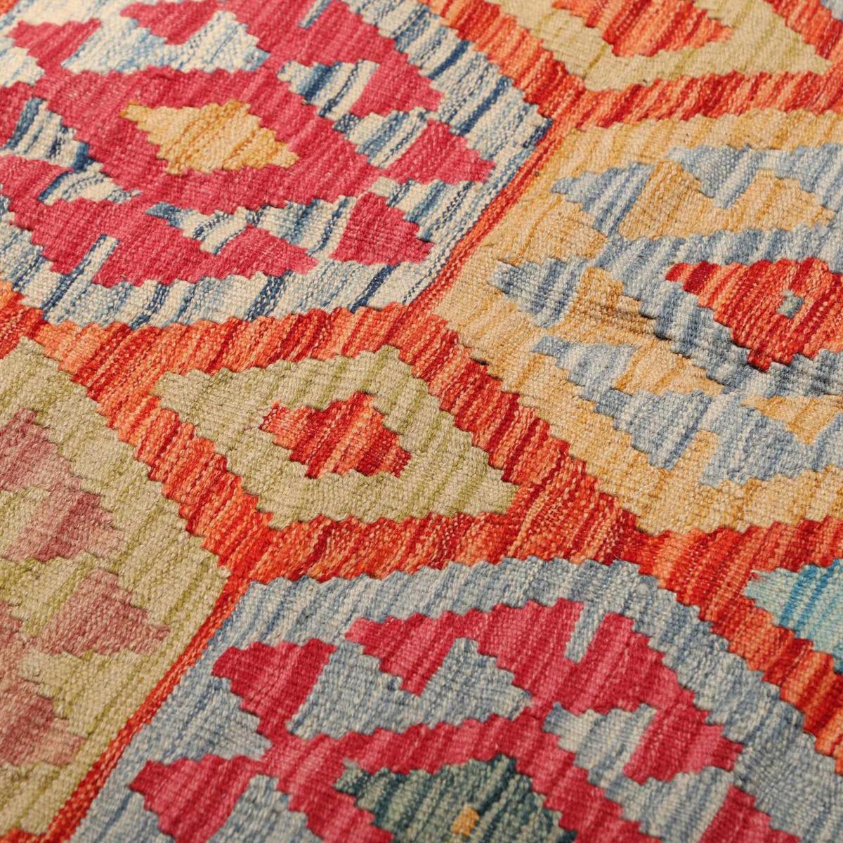 Tapis kilim, motif géométrique, tissé plat en laine, KILIM 71 — vue 5