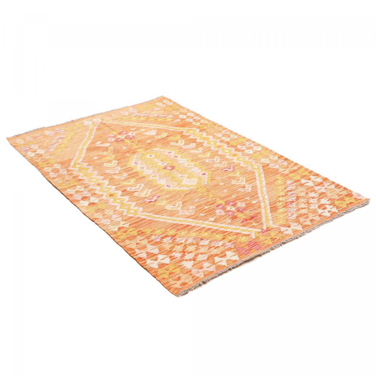 Tapis kilim au motif ethnique, tissé plat en laine, KILIM 74 — vue 4