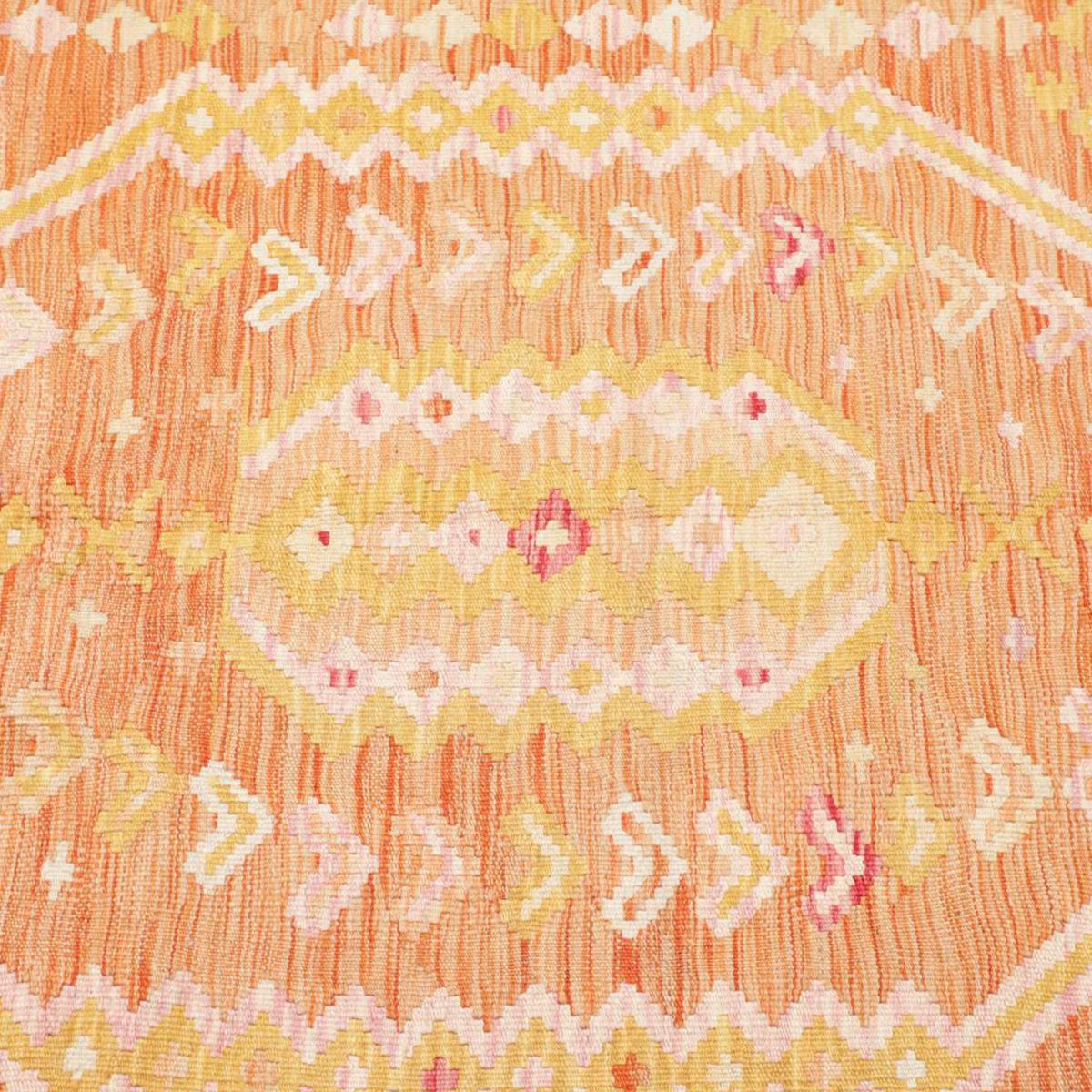Tapis kilim au motif ethnique, tissé plat en laine, KILIM 74 — vue 5