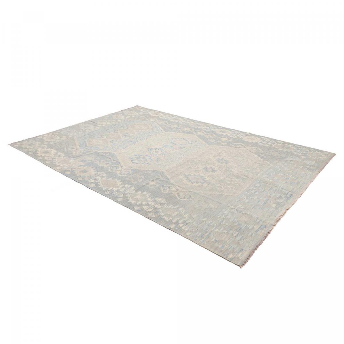 Tapis kilim, motif géométrique authentique, tissé plat, KILIM 75 — vue 4