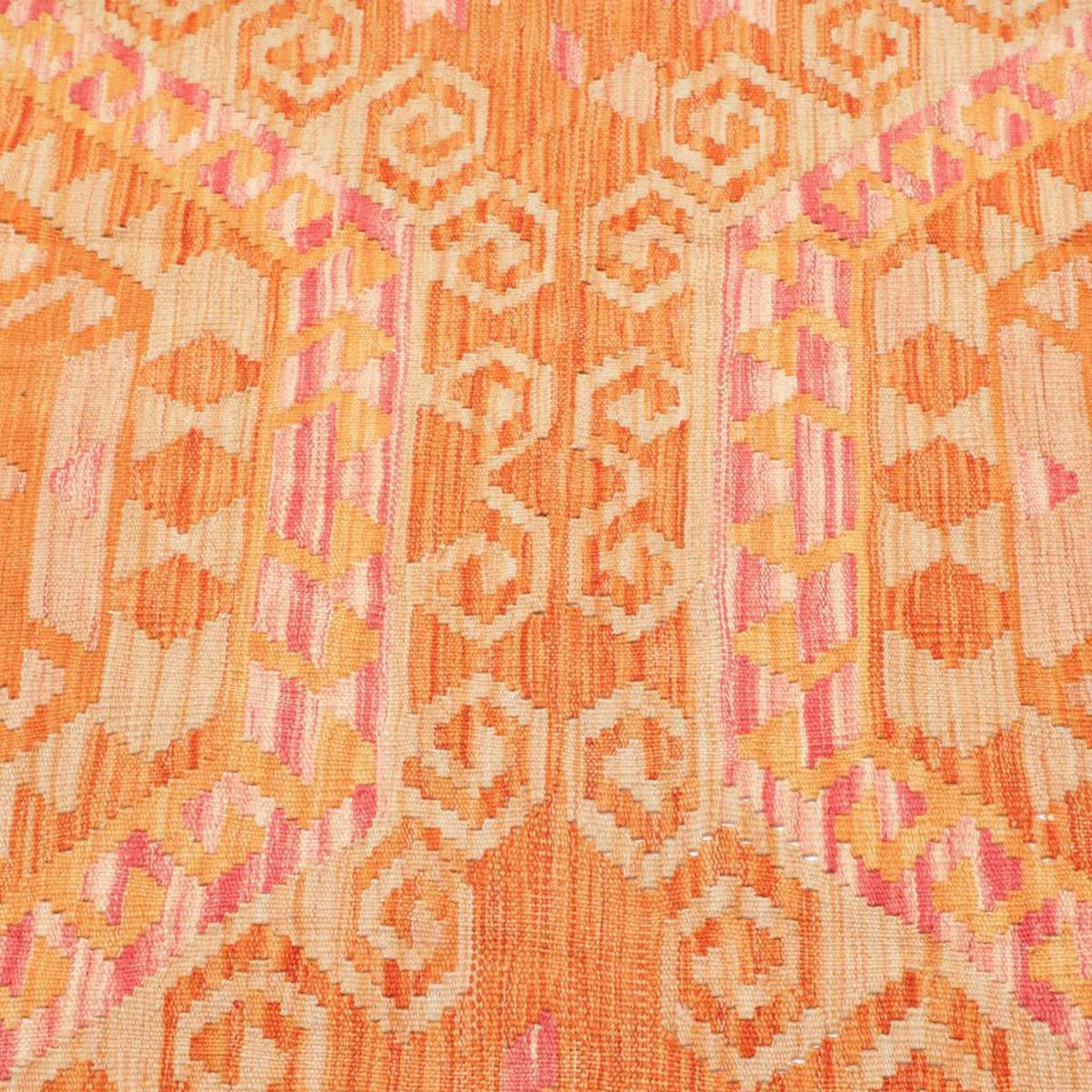 Tapis kilim au motif ethnique, tissé plat artisanal en laine — vue 5