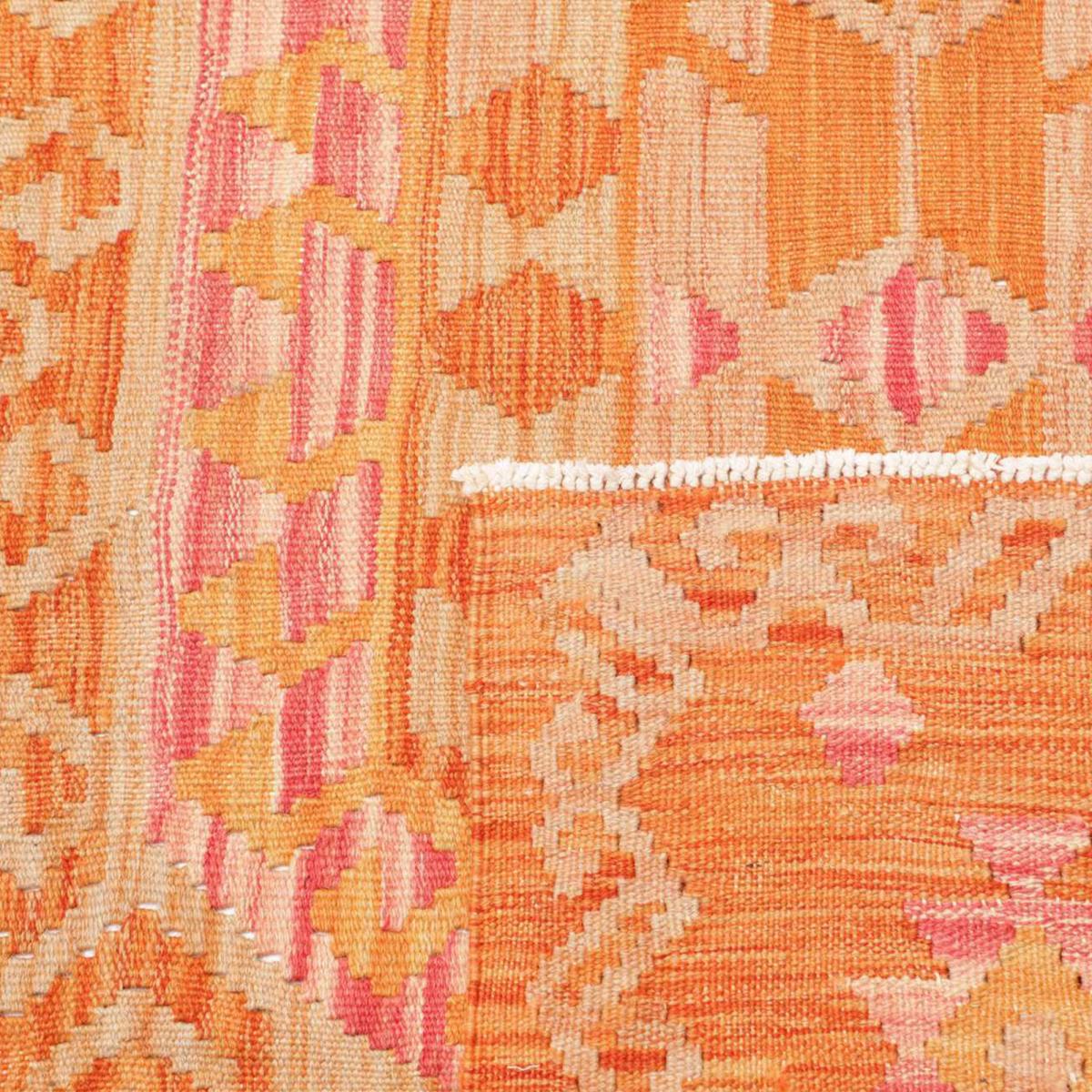 Tapis kilim au motif ethnique, tissé plat artisanal en laine — vue 6