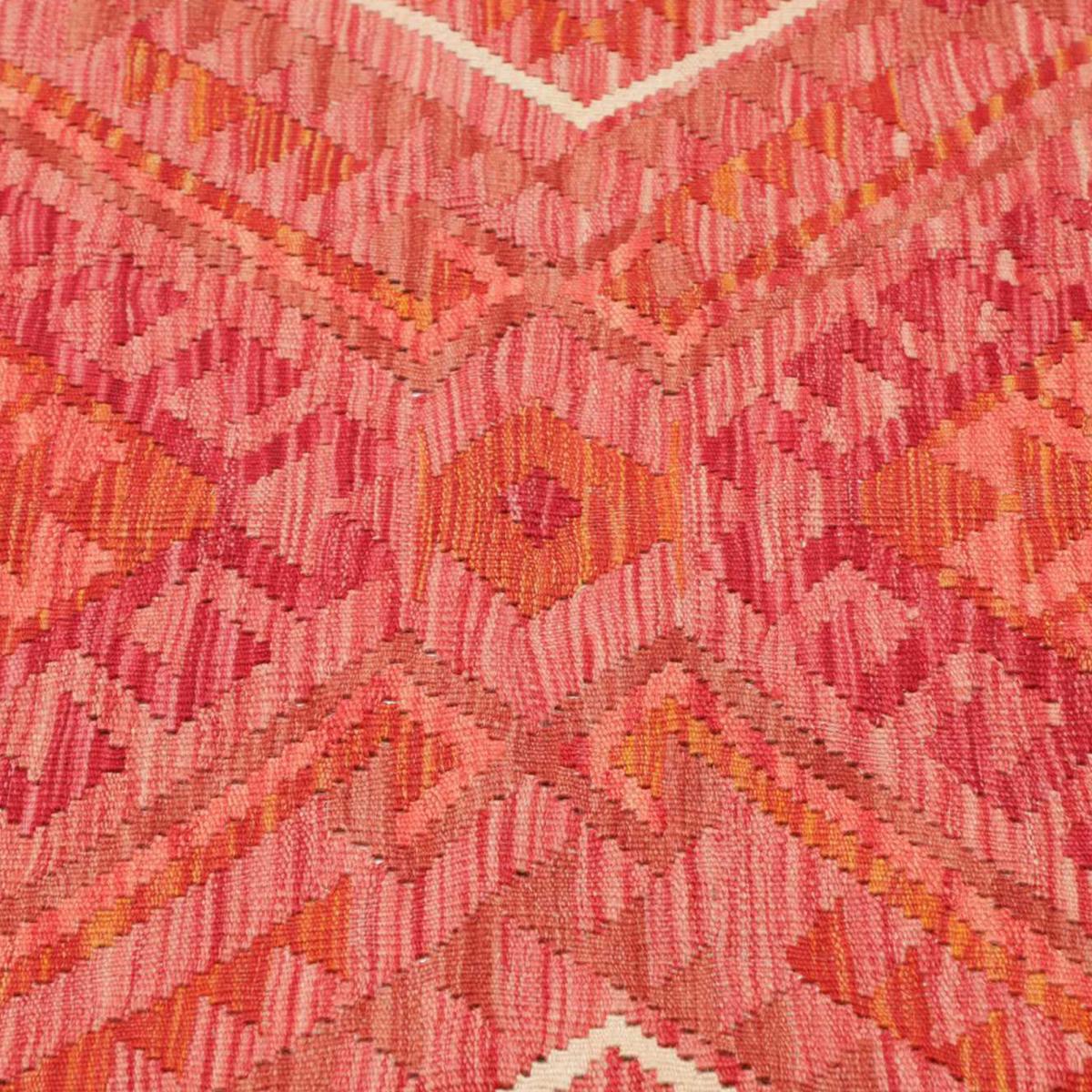 Tapis kilim géométrique, tissé plat en laine, KILIM 77 — vue 5