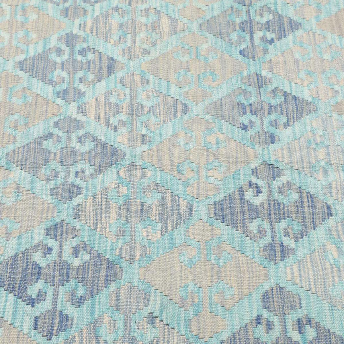 Tapis kilim géométrique, tissé plat en laine naturelle, KILIM 79 — vue 5