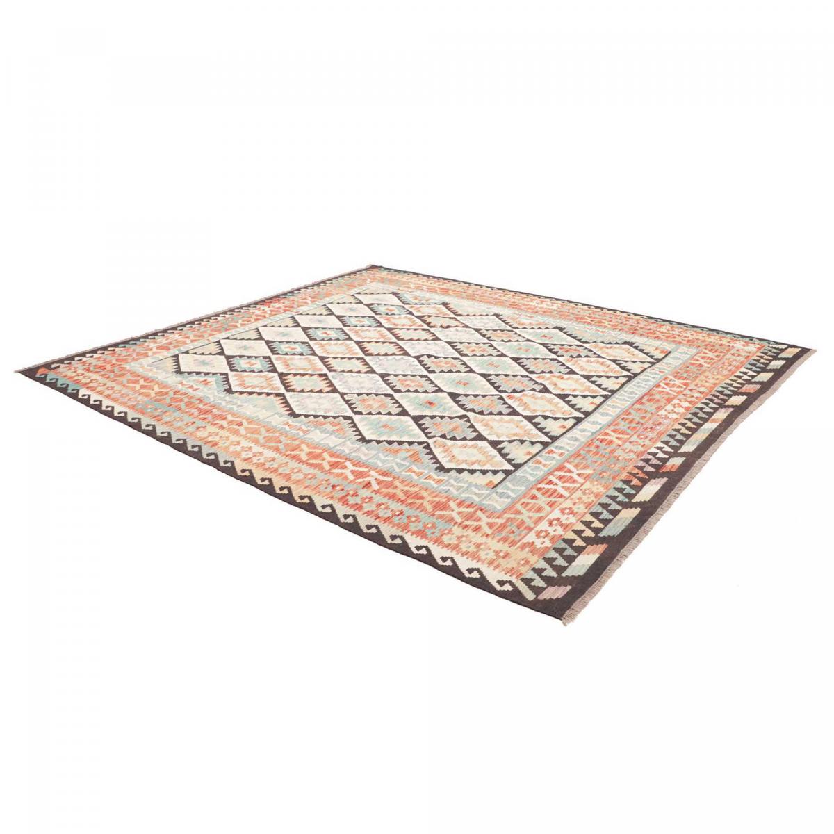Tapis kilim ethnique, tissé plat en laine naturelle, artisanal — vue 4