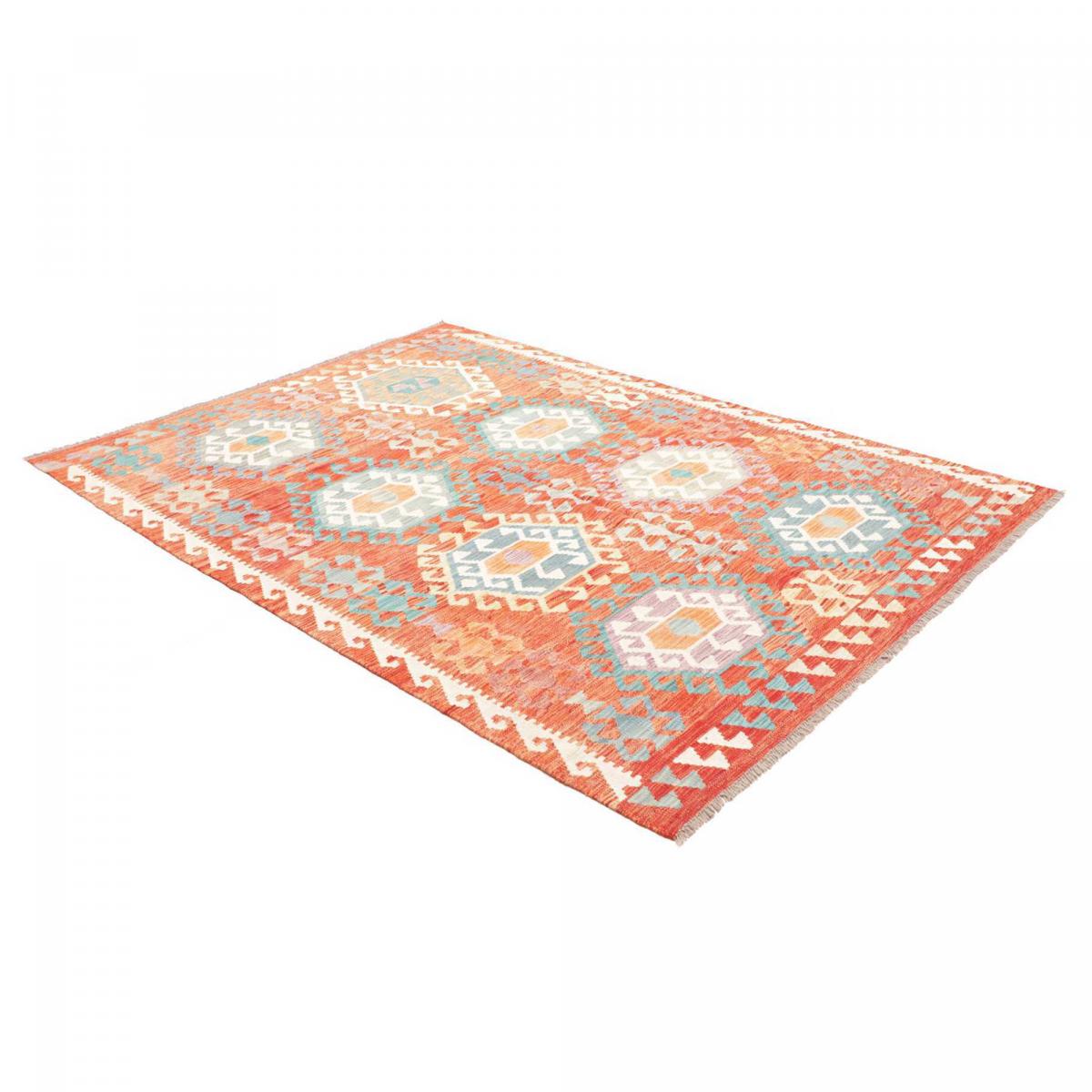 Tapis kilim, motif ethnique, tissage plat artisanal, KILIM 82 — vue 4